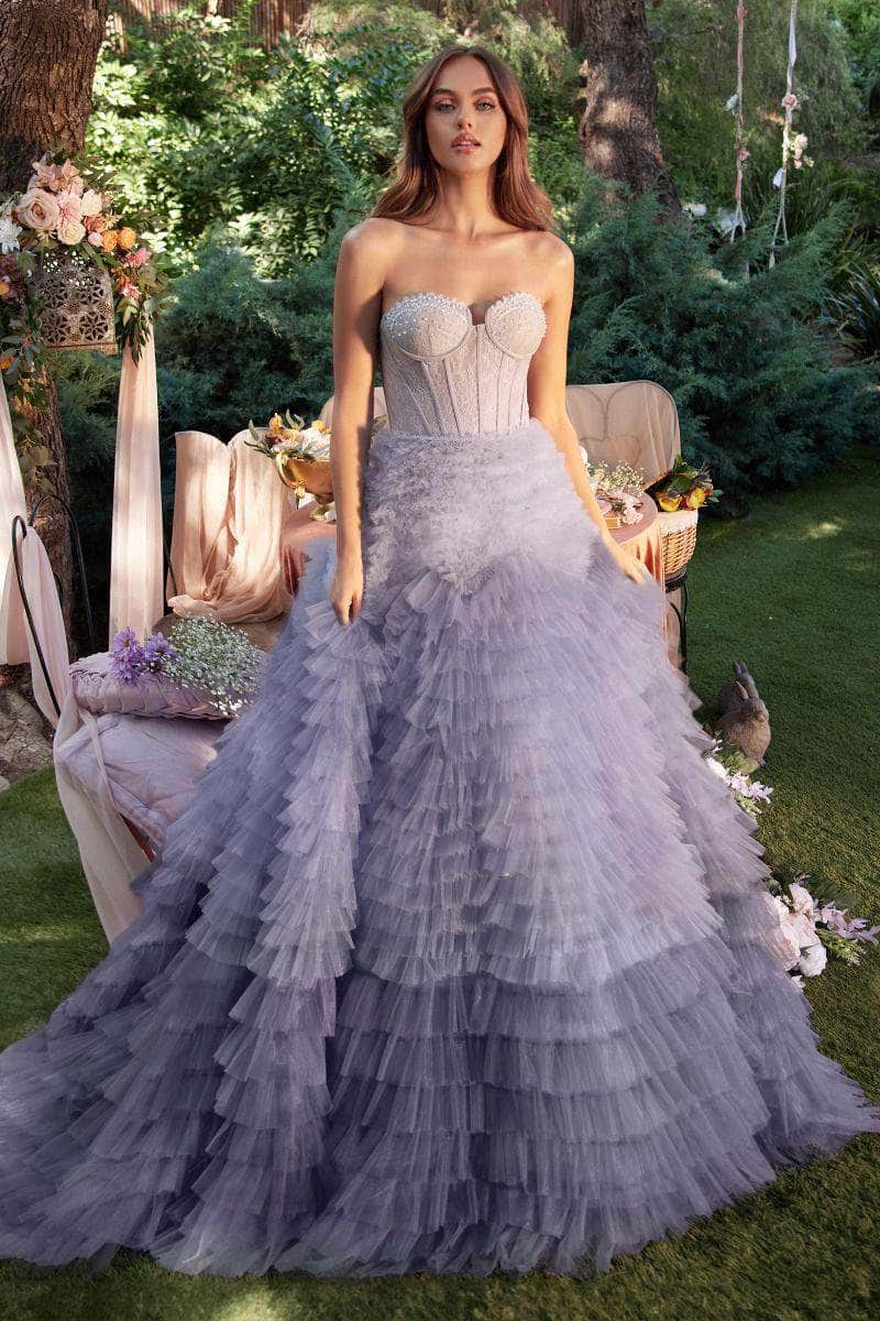 Andrea and Leo - A0767 Sweetheart Ruffled Ballgown - view 4