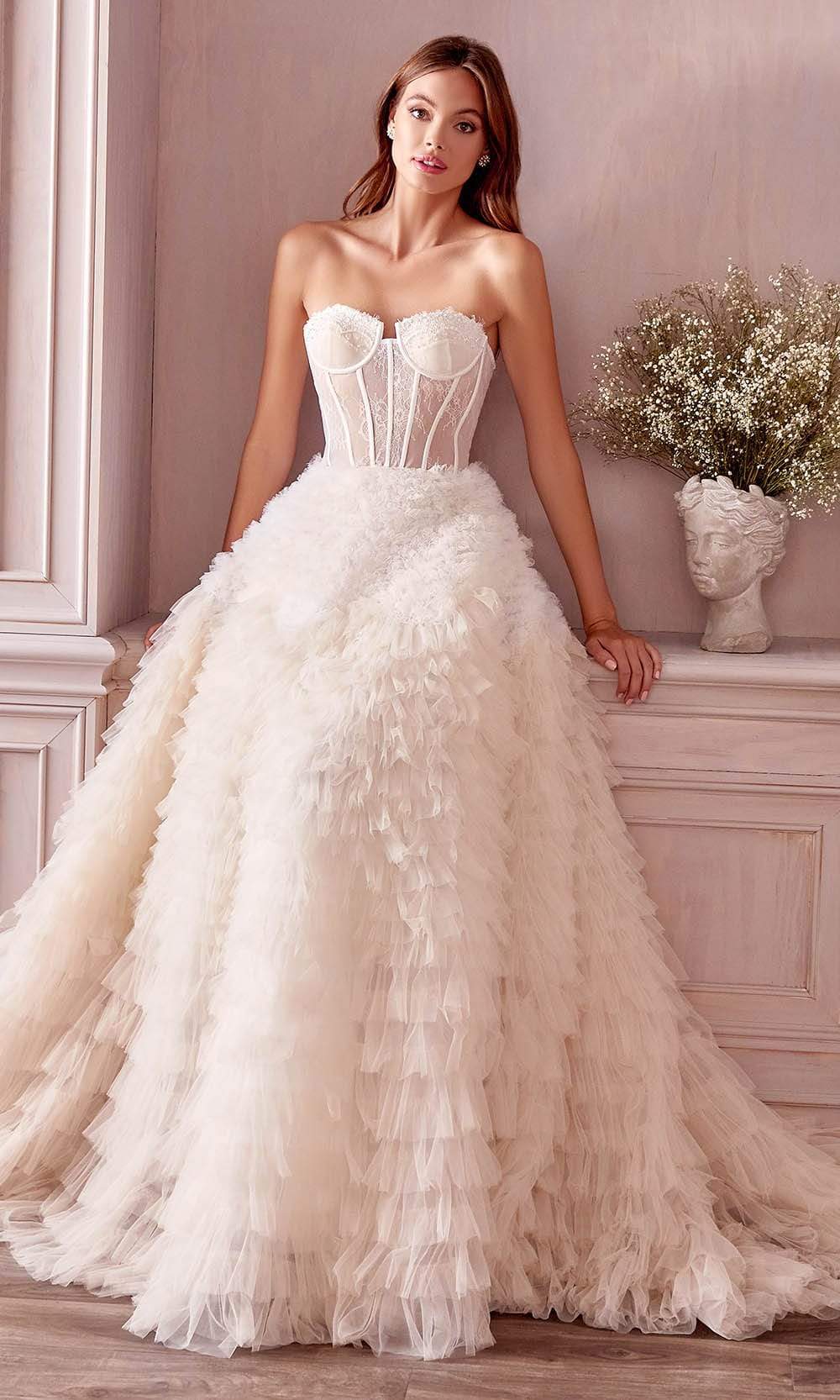 Andrea and Leo - A0767 Sweetheart Ruffled Ballgown - view 9
