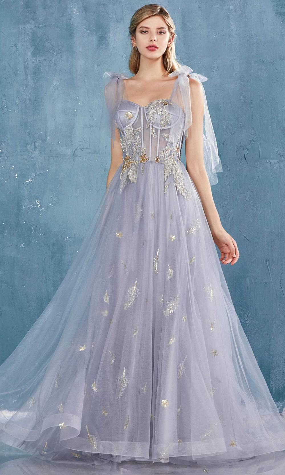 Andrea and Leo - A0824 Sweetheart A-Line Simple Prom Dress - Silhouette Dresses