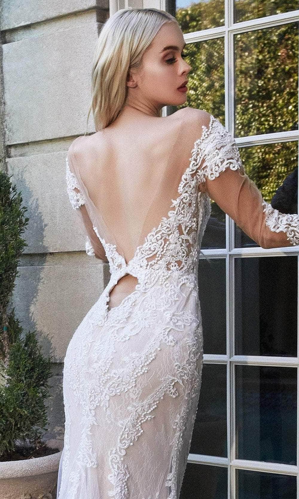 Andrea and Leo A1022 - Bohemian Lace Bridal Gown - detail view