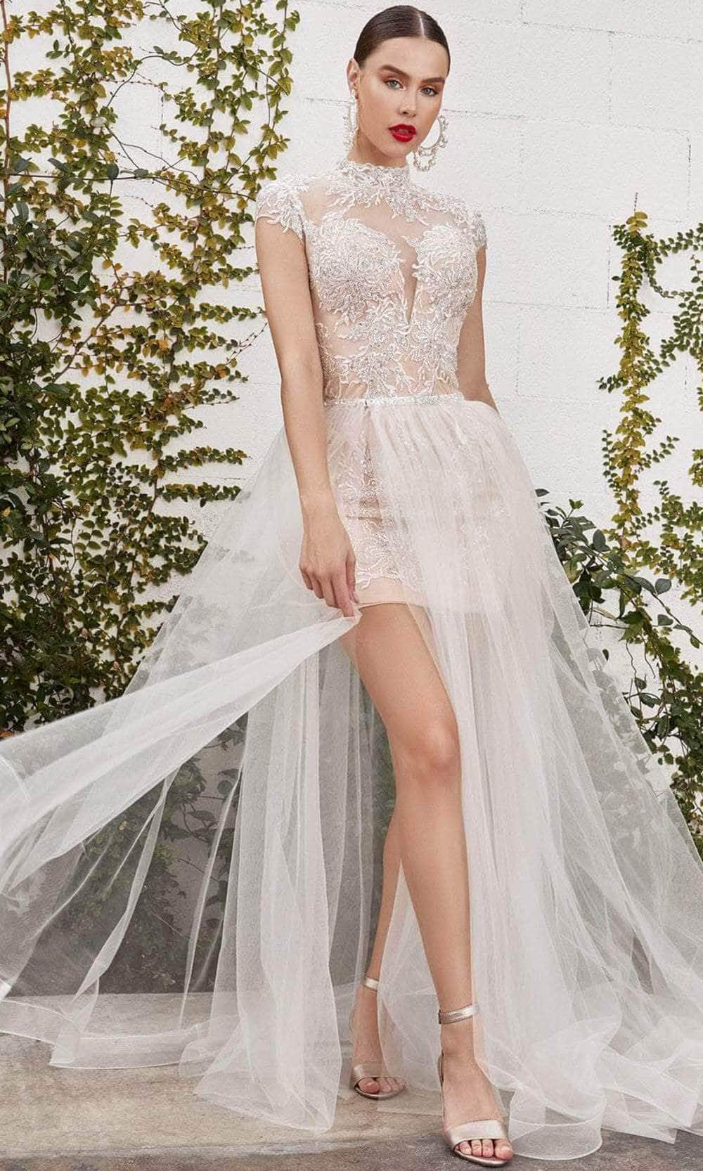 Andrea and Leo A1066 - Halter Beaded A-Line Dress - designer wedding dress at Silhouette Dresses