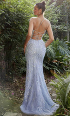 Andrea and Leo A1159 - Plunging Neck Embellished Gown - back view