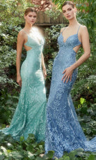 Andrea and Leo A1170 - Sleeveless Glitter Embroidered Prom Gown - Silhouette Dresses