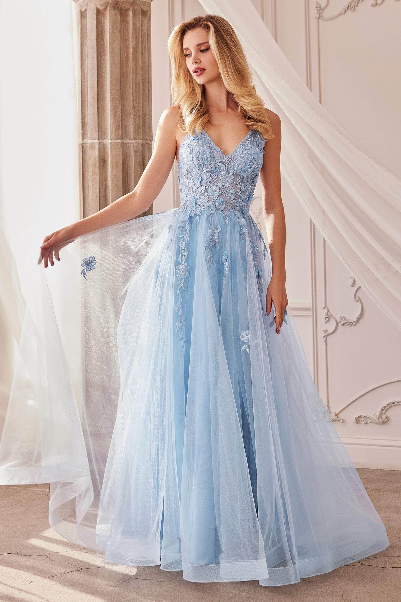 Andrea and Leo A1191 - Floral Embroidered Prom Gown - view 6