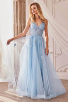 Andrea and Leo A1191 - Floral Embroidered Prom Gown - view 6
