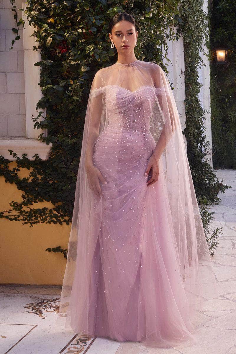 Andrea and Leo A1219 - Off Shoulder Pearl Beaded Gown - view 4