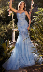 Andrea and Leo A1232 - Lace Applique Gown - Silhouette Dresses