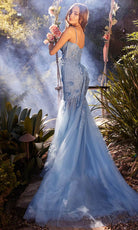 Andrea and Leo A1232 - Lace Applique Gown - back view
