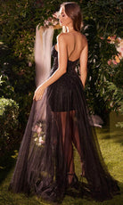 Andrea and Leo A1254 - Sweetheart Gown with Overskirt - back view