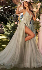 Andrea and Leo A1261 - Lace Trailed Gown