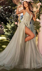 Andrea and Leo A1261 - Lace Trailed Gown - Silhouette Dresses