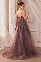Andrea and Leo A1261 - Lace Trailed Gown - detail view