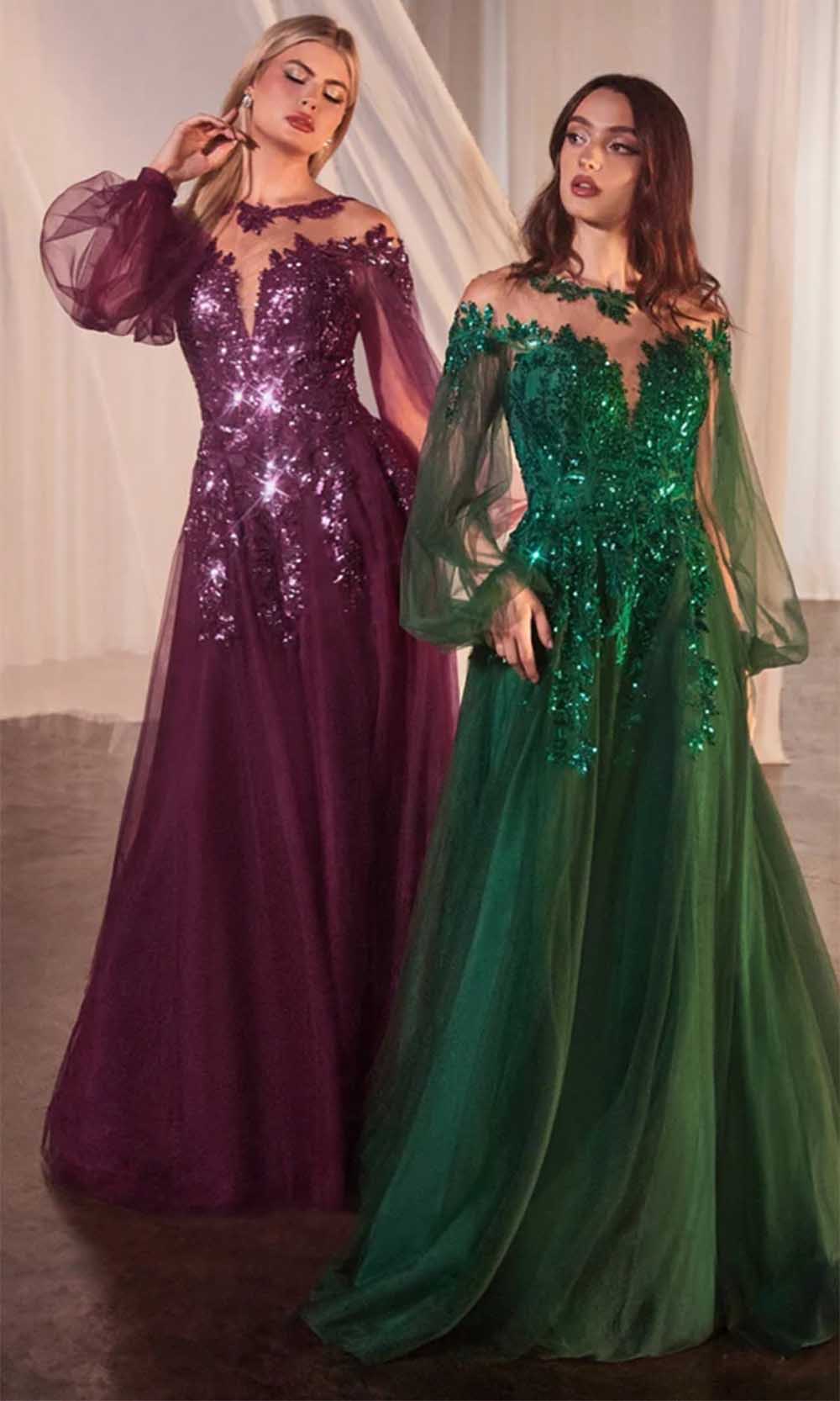 Andrea and Leo A1263 - Bishop Sleeve Evening Gown - view 5