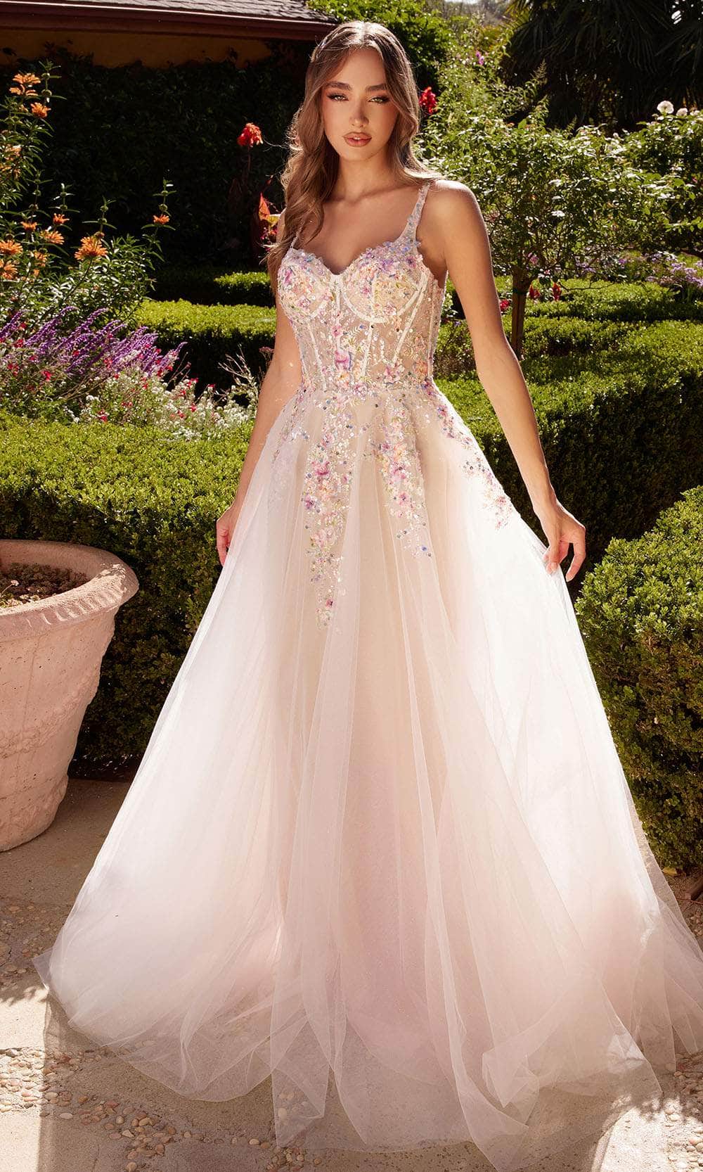 Andrea and Leo A1288 - Sleeveless A-Line Evening Dress - Silhouette Dresses