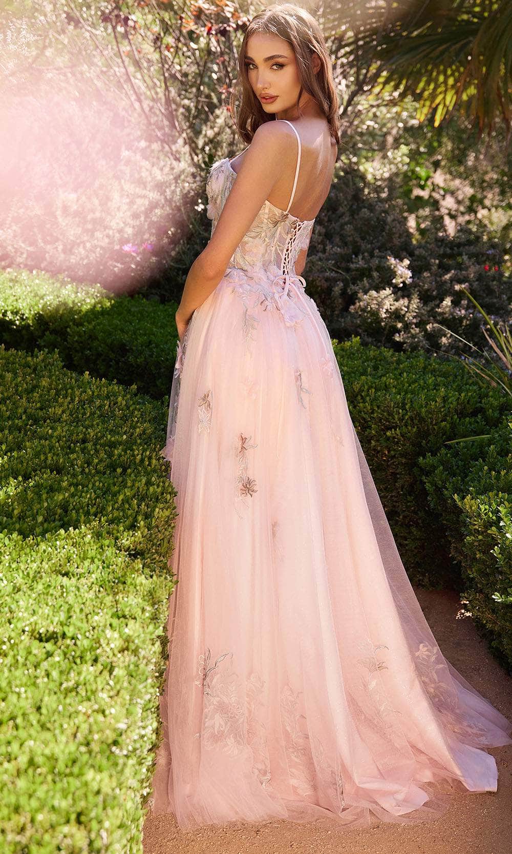 Andrea and Leo A1330 - Sweetheart 3D Floral Evening Dress - back view