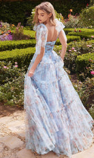Andrea and Leo A1332 - Bow Tulle Straps Evening Dress - back view