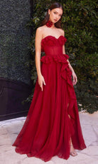 Andrea and Leo A1341 - Ruffled Sweetheart Gown