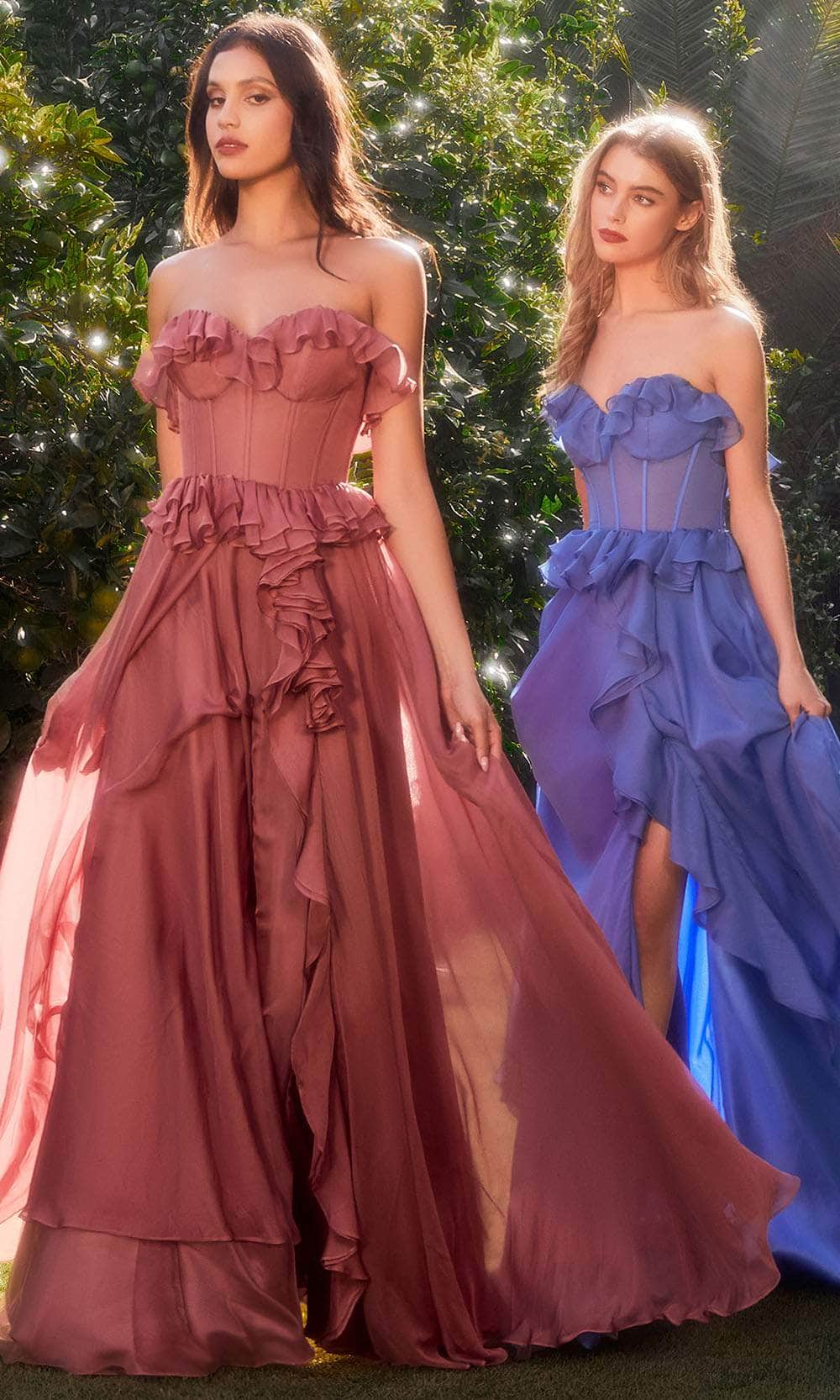 Andrea and Leo A1341 - Ruffled Sweetheart Gown - view 11
