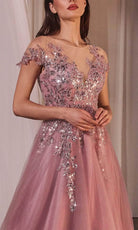 Andrea and Leo A1350 - Sequin Applique Long Gown - view 4
