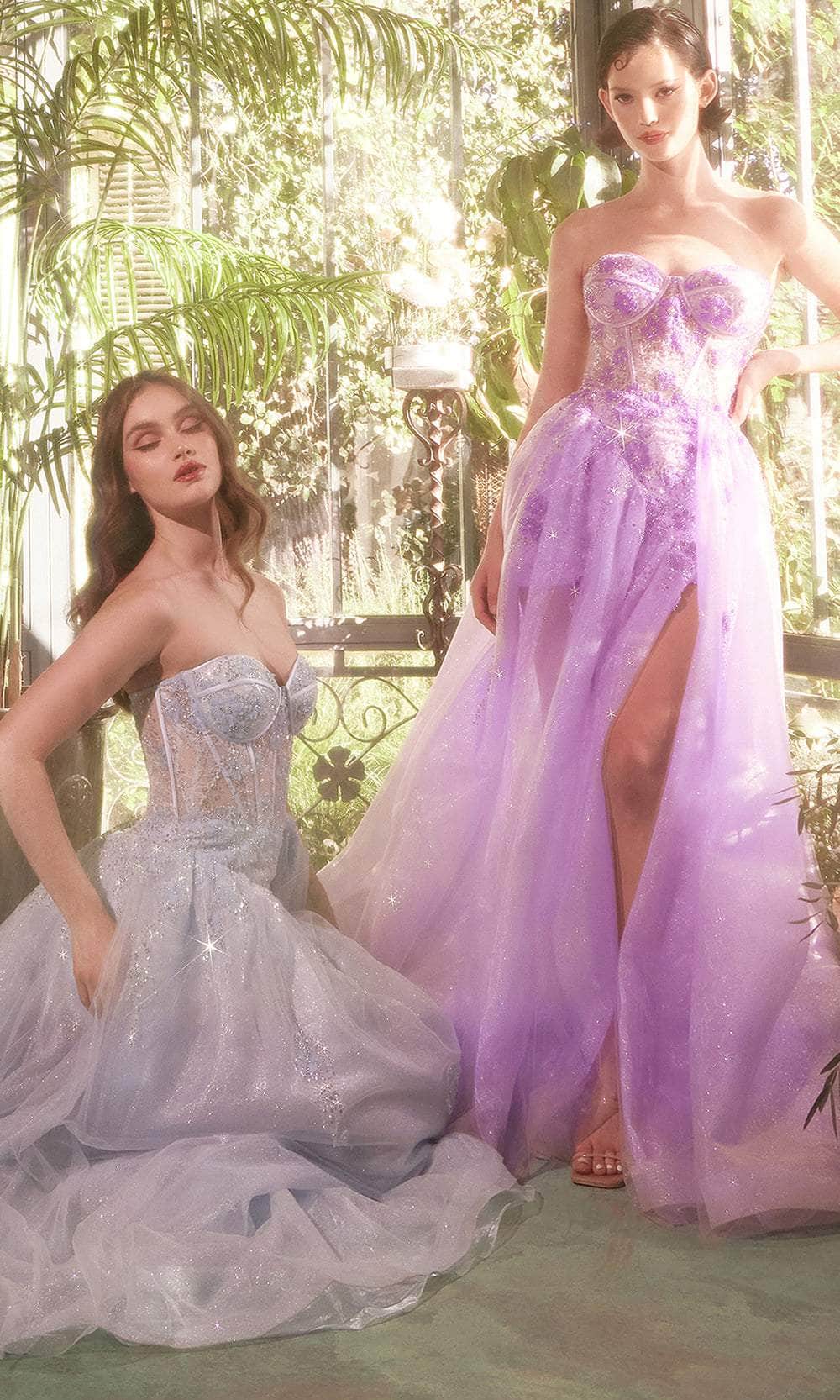 Andrea and Leo A1381 - Sweetheart Floral Beaded Ballgown - view 11