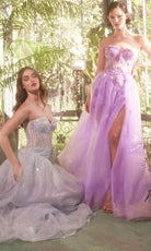 Andrea and Leo A1381 - Sweetheart Floral Beaded Ballgown - view 11