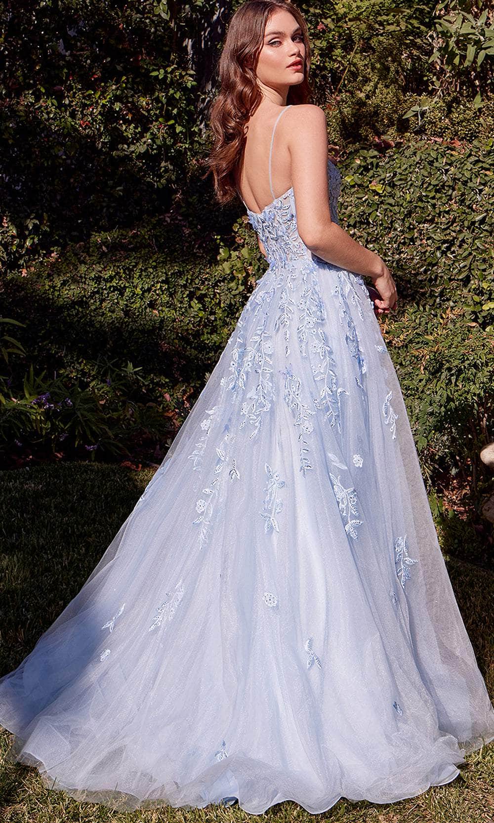 Andrea and Leo A1437 - Sophisticated A-Line Prom Gown - back view