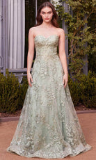 Andrea and Leo A1446 - Floral Embroidered Sweetheart Prom Gown - designer prom dress at Silhouette Dresses