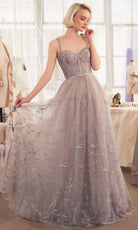 Andrea and Leo A1458 - Sweetheart Neck A-Line Prom Gown