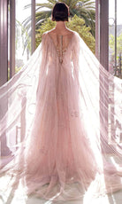Andrea and Leo A1459 - Star Sign Embroidered A-Line Evening Gown - detail view