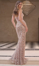 Andrea and Leo A1481 - Beaded Scallop Sweetheart Mermaid Gown