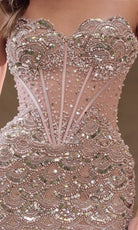 Andrea and Leo A1481 - Beaded Scallop Sweetheart Mermaid Gown - Silhouette Dresses