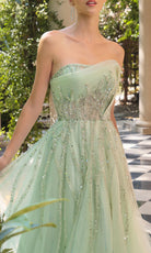 Andrea and Leo A1491 - Beaded A-Line Skirt Evening Gown - Silhouette Dresses