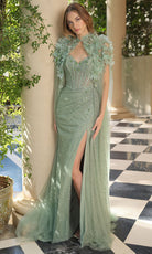 Andrea and Leo A1494 - Sweetheart Neck Beaded Evening Gown - Silhouette Dresses