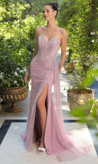 Andrea and Leo A1494 - Sweetheart Neck Beaded Evening Gown - Silhouette Dresses