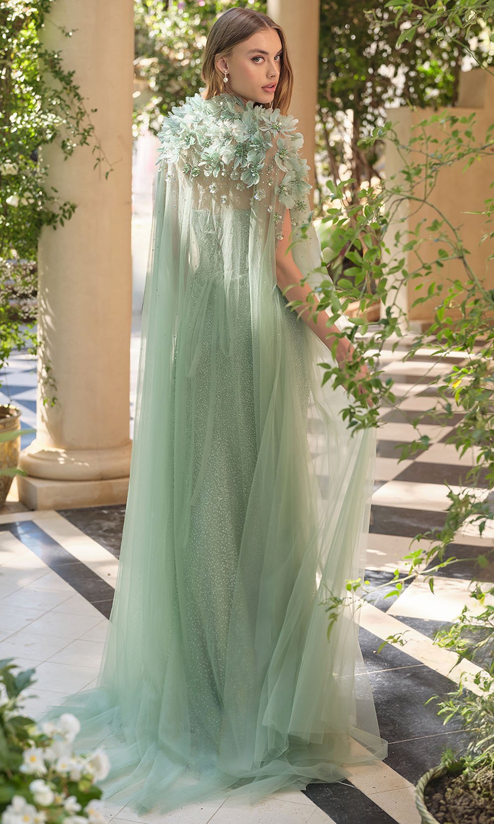 Andrea and Leo A1494 - Sweetheart Neck Beaded Evening Gown - Silhouette Dresses