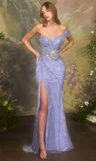Andrea and Leo A1498 - Sequin Embellished Sheath Prom Gown