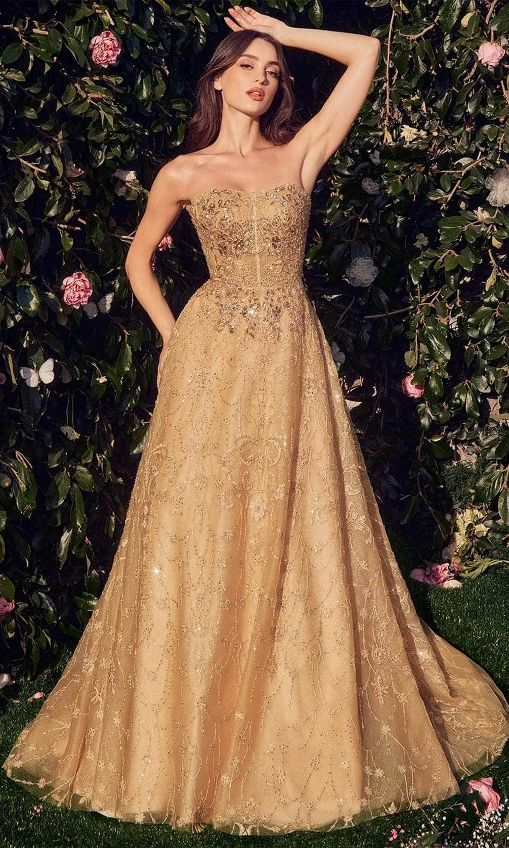 Andrea and Leo MA104 - Embroidered Bolero Evening Dress - view 4