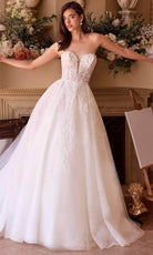 Andrea and Leo WL037 - Plunging Sweetheart Bridal Gown - Silhouette Dresses