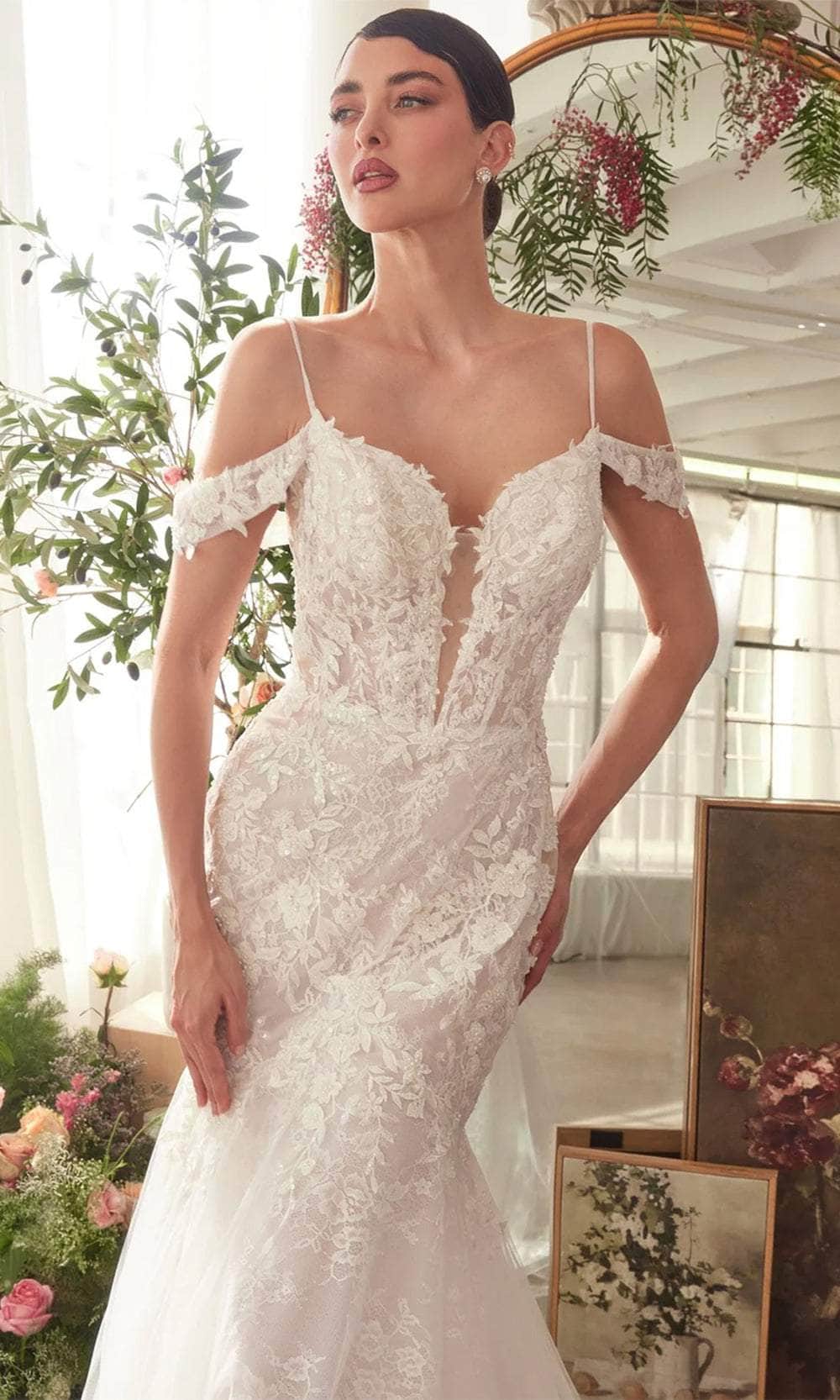 Andrea and Leo WL051 - Deep Sweetheart Bridal Gown - detail view