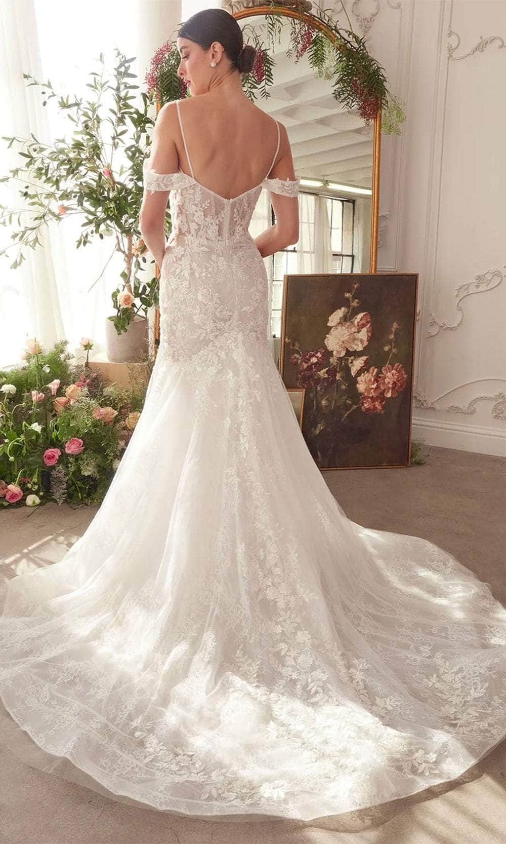 Andrea and Leo WL051 - Deep Sweetheart Bridal Gown - back view