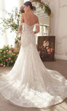 Andrea and Leo WL051 - Deep Sweetheart Bridal Gown - back view