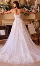 Andrea and Leo WL052 - Floral Detailed Bridal Gown - back view