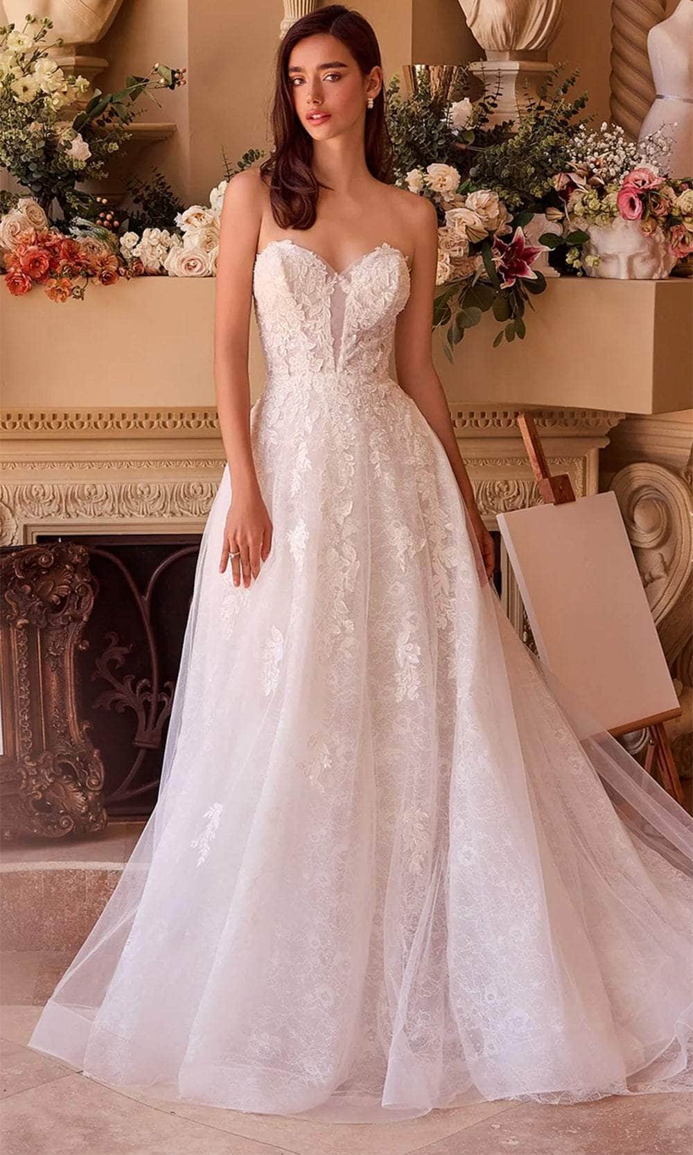 Andrea and Leo WL052 - Floral Detailed Bridal Gown - designer wedding dress at Silhouette Dresses
