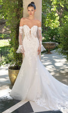 Andrea and Leo WL065 - Embroidered Lace Mermaid Wedding Dress - Silhouette Dresses