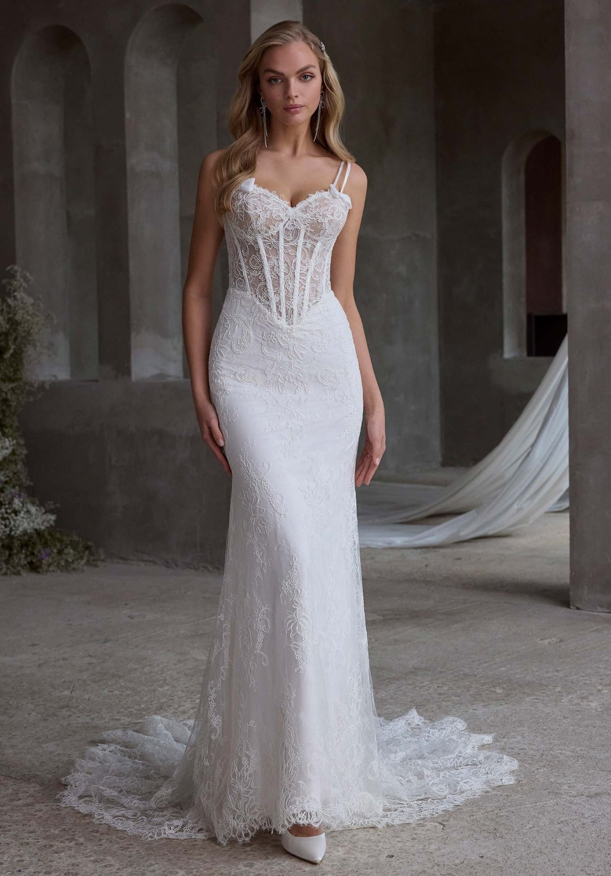 Arty Wedding Dress - Silhouette Dresses