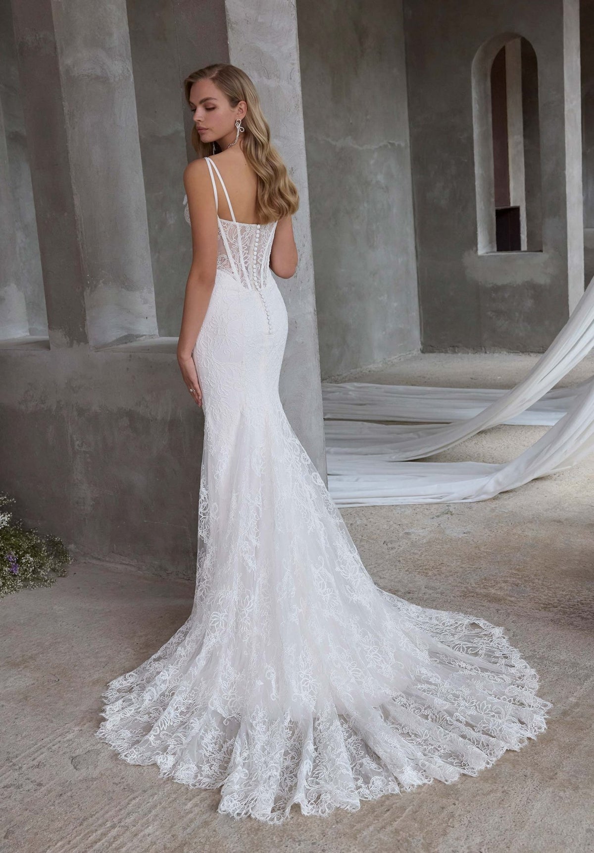 Arty Wedding Dress - Silhouette Dresses
