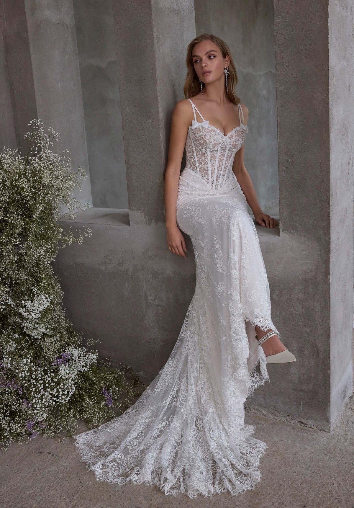 Arty Wedding Dress - Silhouette Dresses