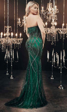 Chic and Holland AF330091 - Feather Accent Sweetheart Prom Dress