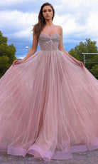 Chic and Holland AR330267 - Strapless Sweetheart Prom Gown