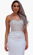 Chic and Holland BM1345 - Embellished Sweetheart Formal Gown - detail view